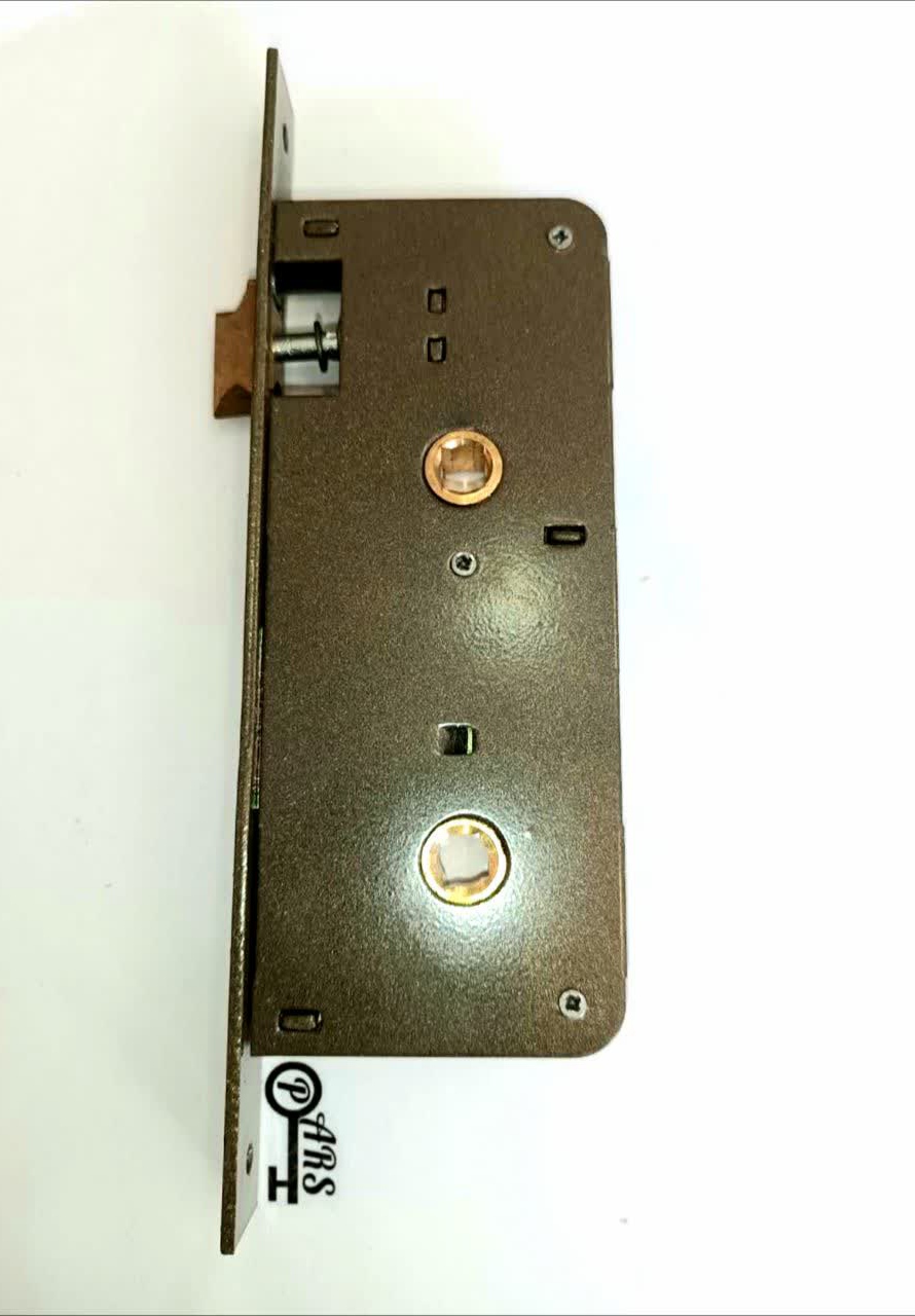 قفل دستگیره پلاک دار(یک تکه)درب چوبی سرویس